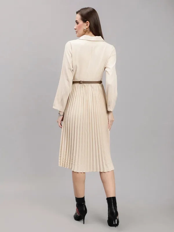 Blazer Pleated Dress