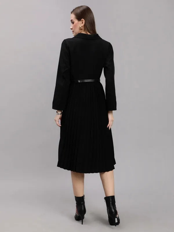 Blazer Pleated Dress