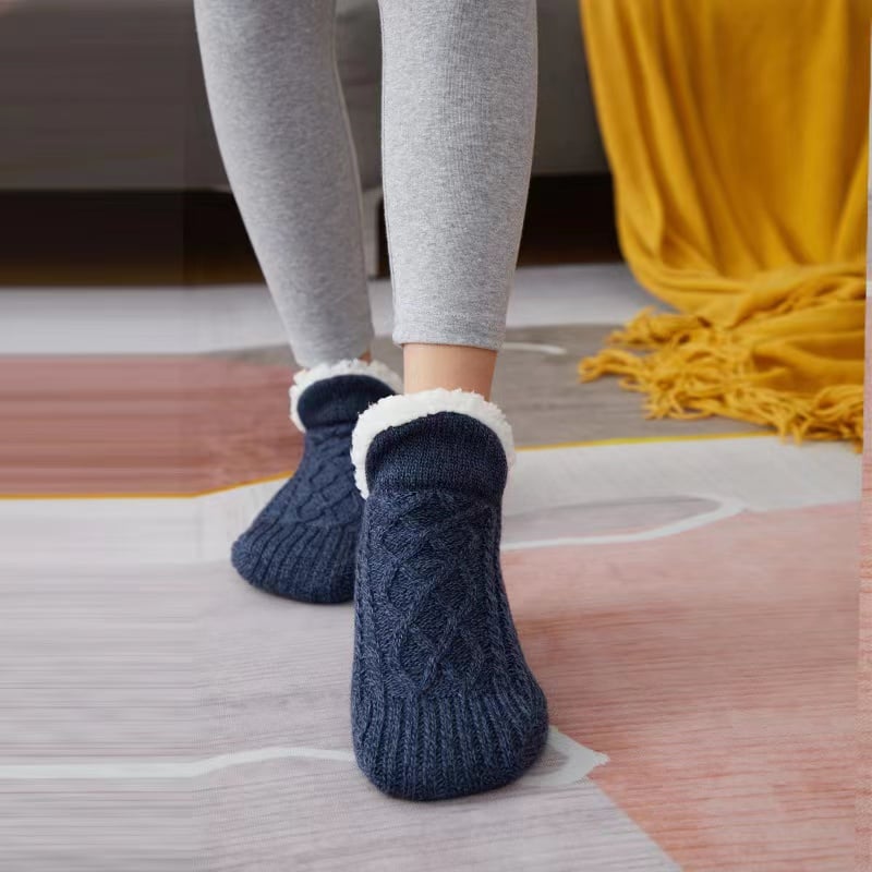 Indoor Non-slip Thermal Socks (Pack of 6)